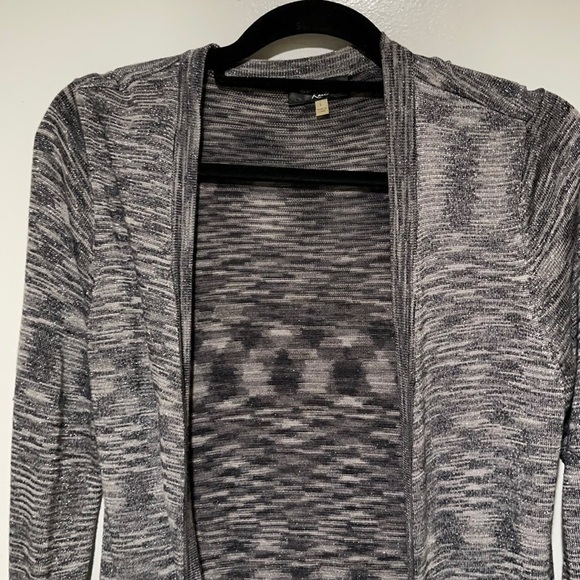 Gray Glitter Cardigan Ladies Large - Picture 2 of 9